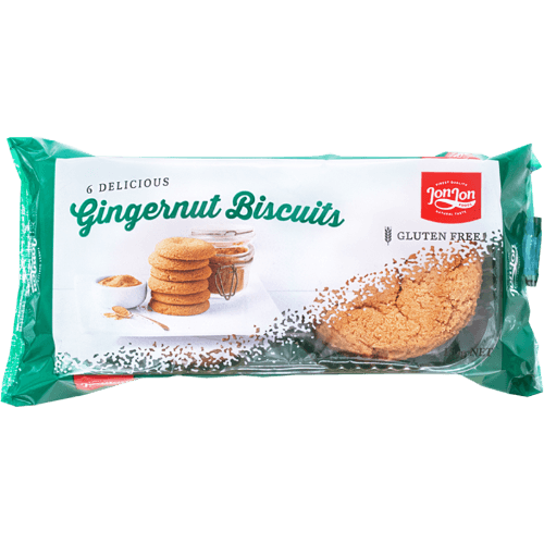 Jon-Jon Gluten Free Gingernut Biscuits