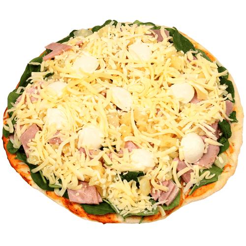 Champagne Hawaiian Med Pizza