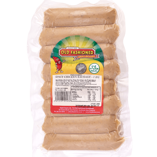 OFSG Spicy Chicken Precooked Sausages