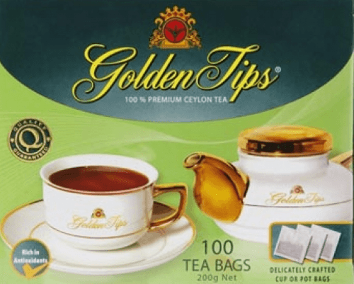 Golden Tips Tea Bags 100 pack