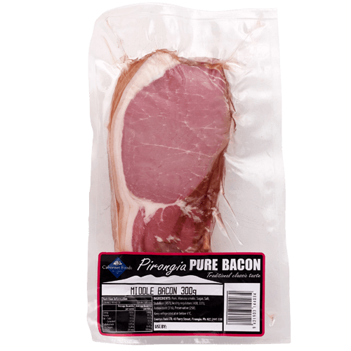 Cabernet Foods Pirongia Pure Middle Bacon