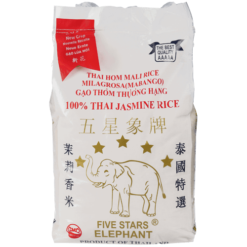 Five Stars Elephant Jasmine Rice 10 kg
