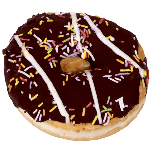 Round Chocolate Donut
