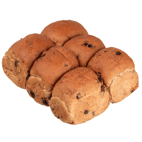Fruit Buns 6 pack
