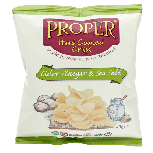 Proper Crisps Cider Vinegar & Sea Salt Potato Crisps
