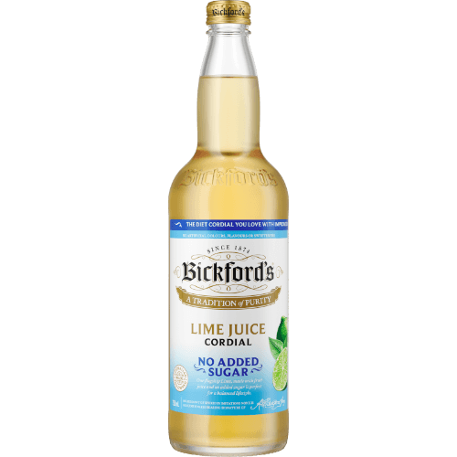 Bickford's No Sugar Added Lime Juice Cordial