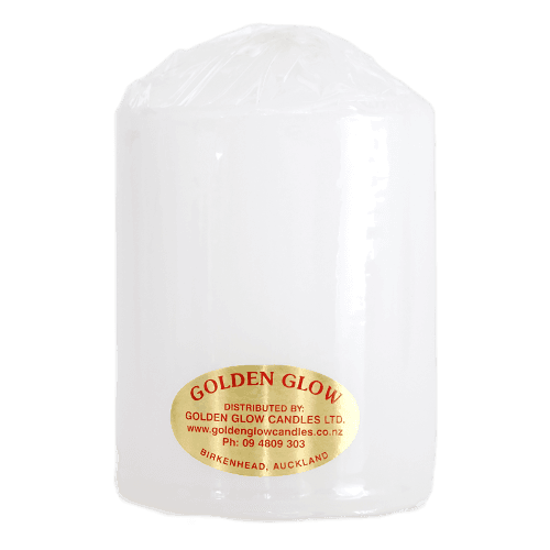 Golden Glow Candles Pillar Candle 75 x 110mm