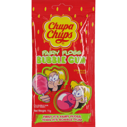 Chupa Chups Bubblegum and Strawberry Fairy Floss