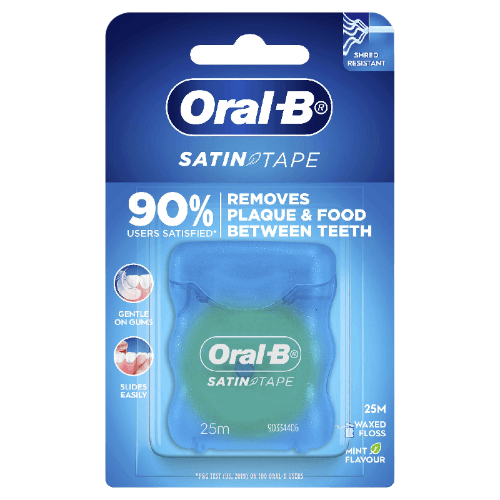 Oral-B Mint Flavour Satin Tape Dental Floss