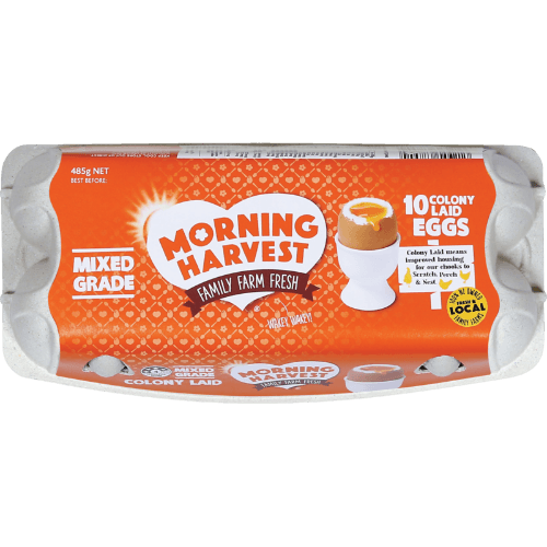 Morning Harvest Mixed Grade Eggs 10 pack