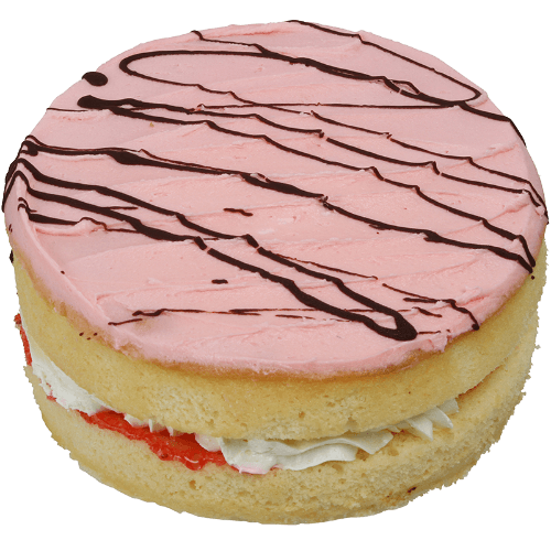 Round Sponge With Mock Cream