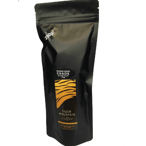 Tiger Mountain Chaos Espresso Coffee 250 g