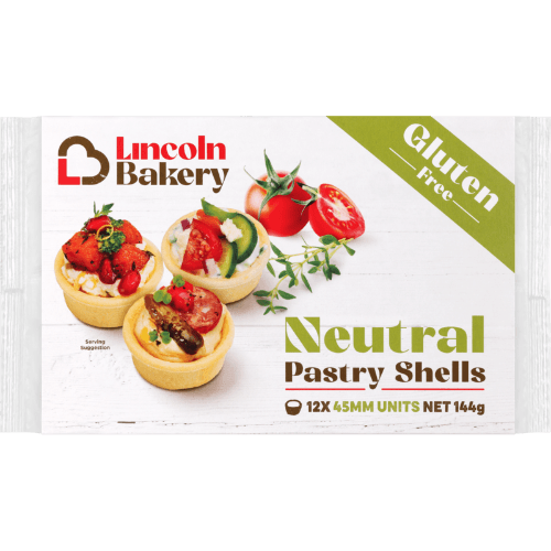Lincoln Bakery Neutral 45mm Gluten Free Pastry Shells