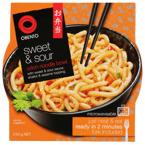 Obento Sweet & Sour Udon Noodle Bowl