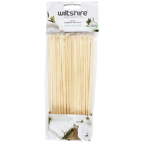 Wiltshire Fusion Bamboo Skewers 8 Inch 150 pack