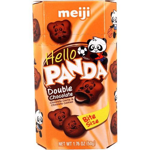 Meiji Hello Panda Double Chocolate Cream & Chocolate Cookies