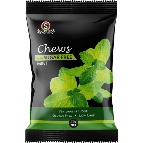 Sugarless Confectionery Mint Chews 99.9% Sugar Free