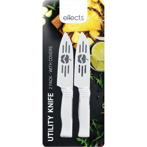Effects White Utility Knives With Covers 2 pack
