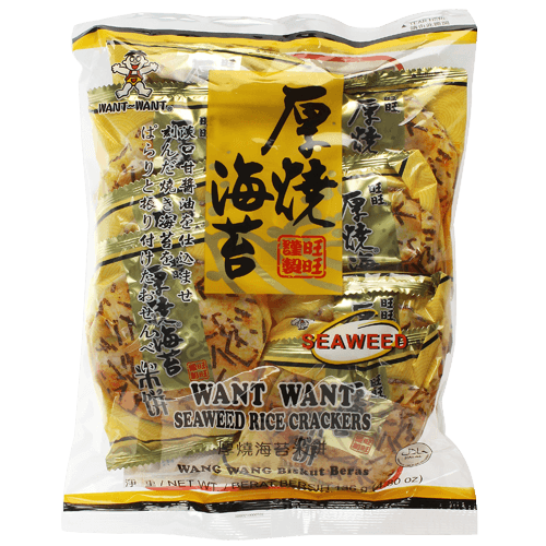 Want Want Seaweed Rice Crackers