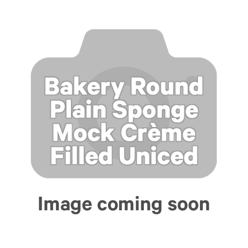 Round Plain Sponge Mock Creme Filled Uniced