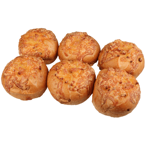 Cheese & Bacon Hamburger Buns