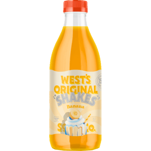 Wests Banana Milkshake Syrup 1 L