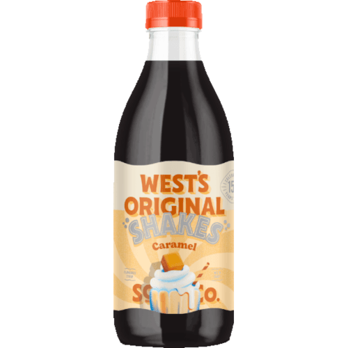 Wests Caramel Milkshake Syrup 1 L