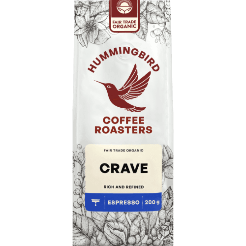 Hummingbird Crave Organic Fair Trade Espresso Grind Coffee