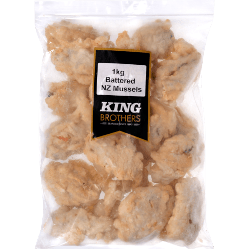 King Brothers Battered NZ Mussels 1 kg