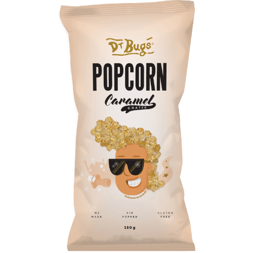 Dr Bugs Caramel Coated Popcorn