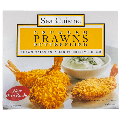 Sea Cuisine Crumbed Prawns Butterflied 21/25 250 g
