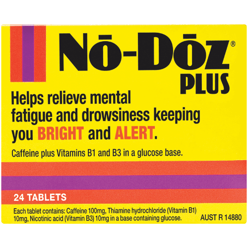 No Doz Plus 100mg Caffeine Tablets