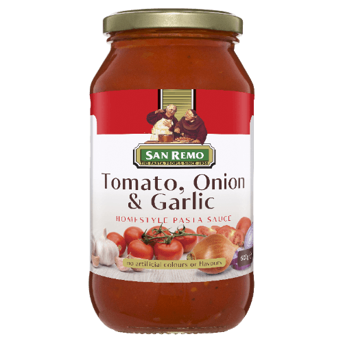 San Remo Tomato Onion & Garlic Pasta Sauce