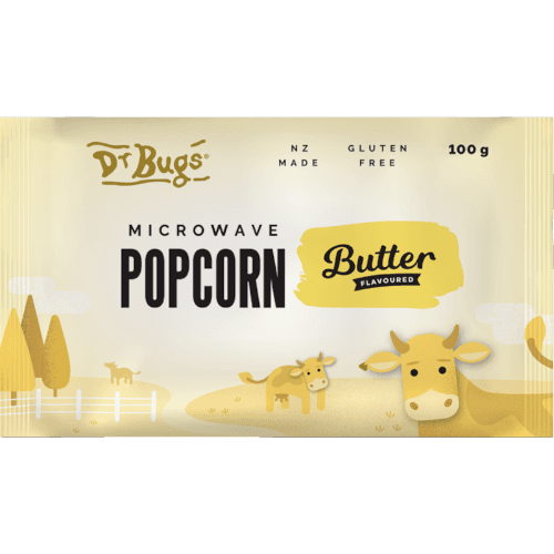 Dr Bugs Butter Flavour Microwave Popcorn