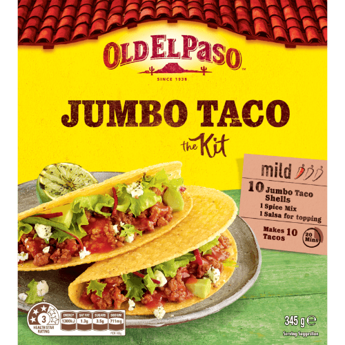 Old El Paso Jumbo Taco The Kit