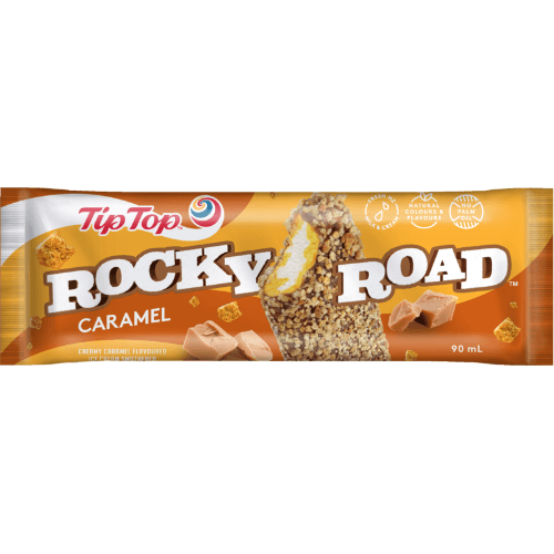 Tip Top Rocky Road Caramel Novelty Ice Cream