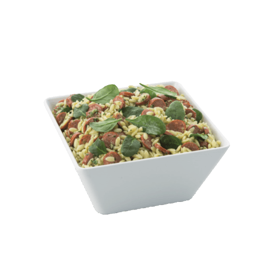 Orzo Spinach & Chorizo Salad