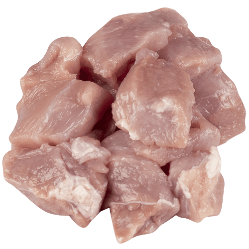 Free Farmed Pork Pieces per kg