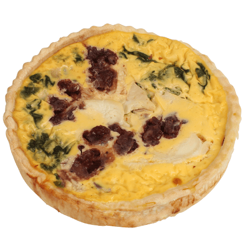 Chicken Brie & Cranberry Quiche