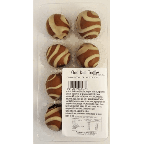 Kaye's Bakery Chocolate Rum Truffles