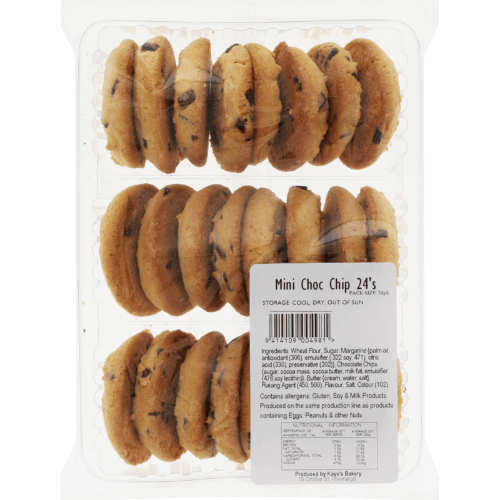 Kaye's Mini Choc Chip Biscuits
