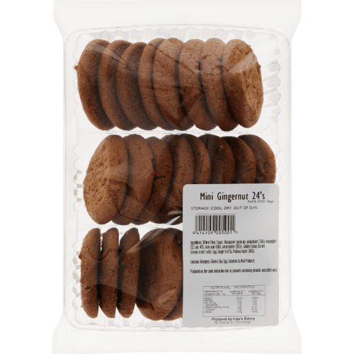Kaye's Mini Gingernut Biscuits