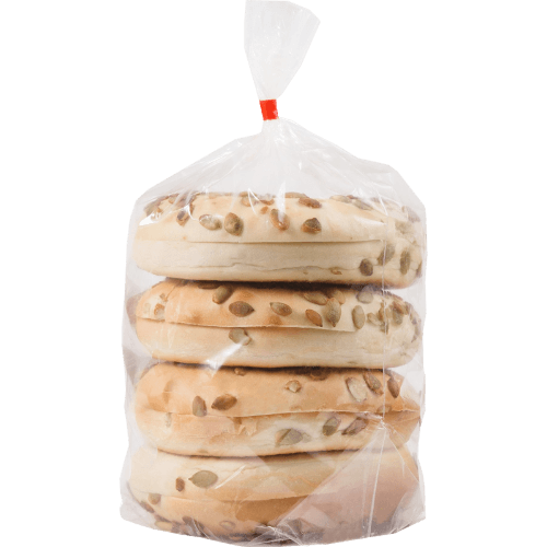 French Bakery Pumpkin Seed Bagels 4 pack
