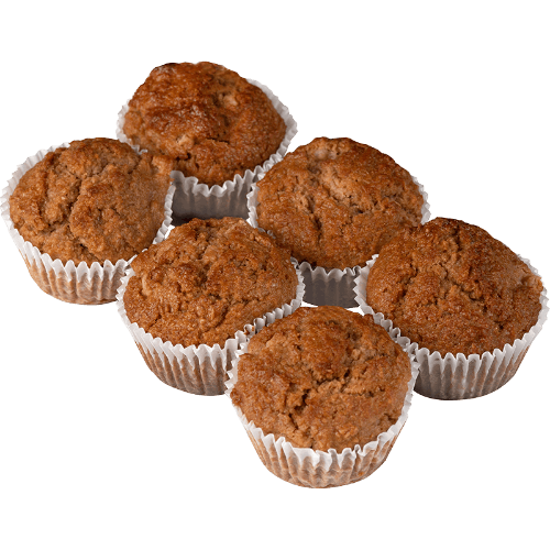 Apple & Cinnamon Bran Muffins 6 pack