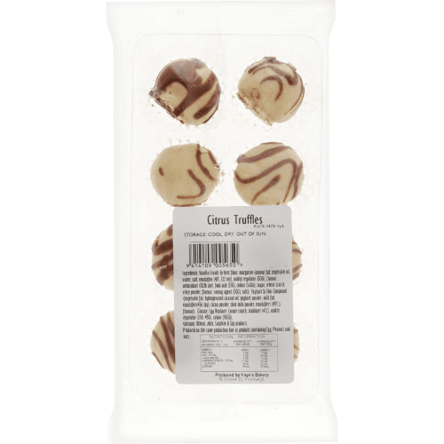 Kaye's Bakery Citrus Truffles
