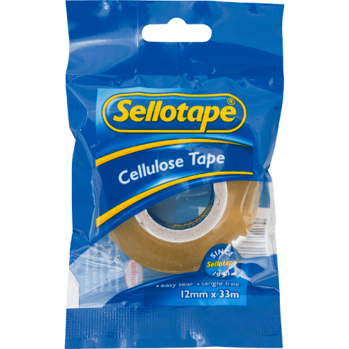 Sellotape Cellulose Tape 12mm x 33m