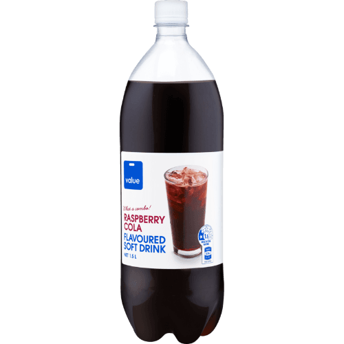 Value Raspberry Cola Flavoured Soft Drink 1.5 L
