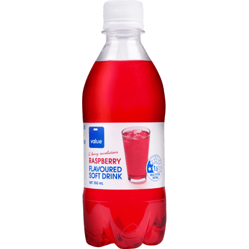 Value Raspberry Flavoured Soft Drink 350 mL