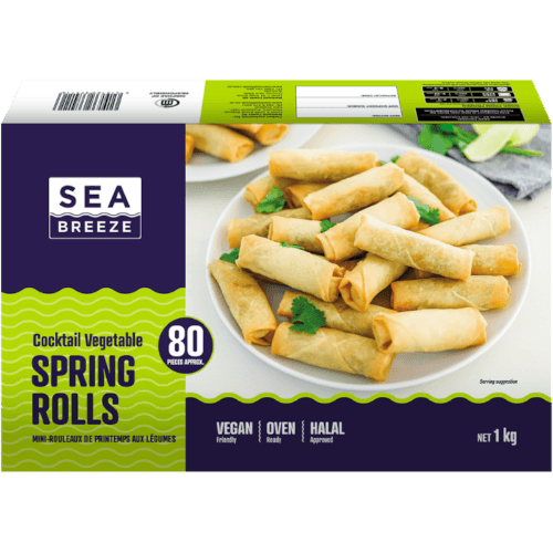 Sea Breeze Vegetable Spring Rolls Cocktail
