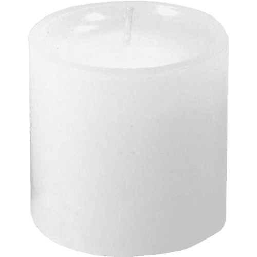 White Pillar Candle